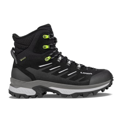 Lowa Hiking Shoes Randir Mid GTX (Trekking, Suede, Waterproof) Black/Grey Men's